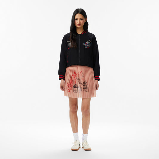 United4 Slim Fit Kadın Pembe Etek