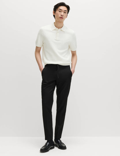 Tapered Fit Lastikli Bel Pantolon