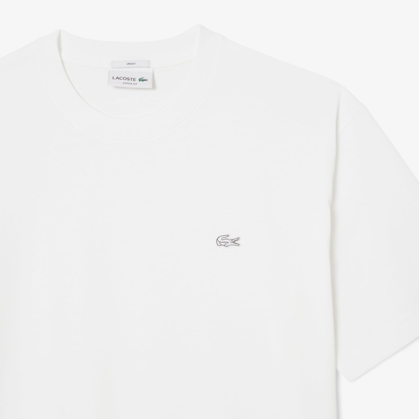 Lacoste Heavy Erkek Beyaz T-shirt