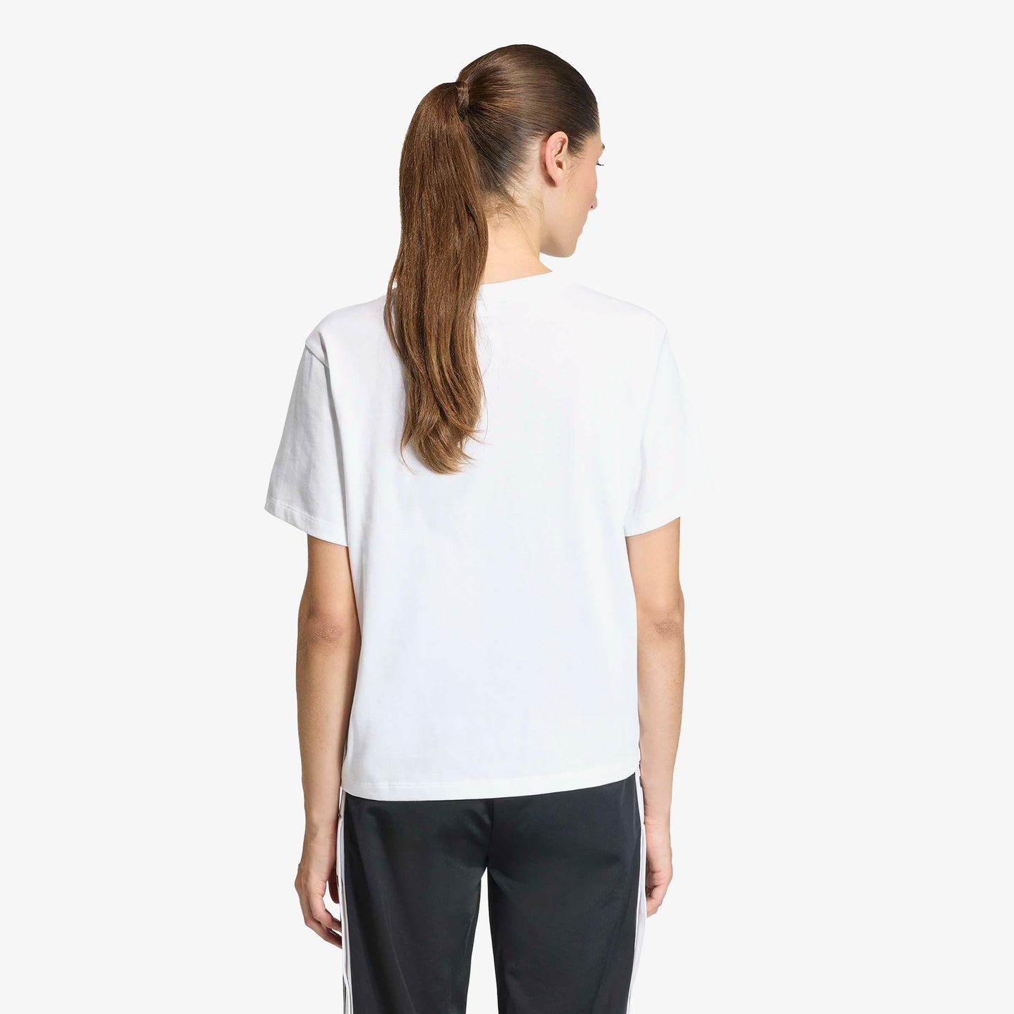 Adidas Trefoil Boxy Kadın Beyaz T-shirt
