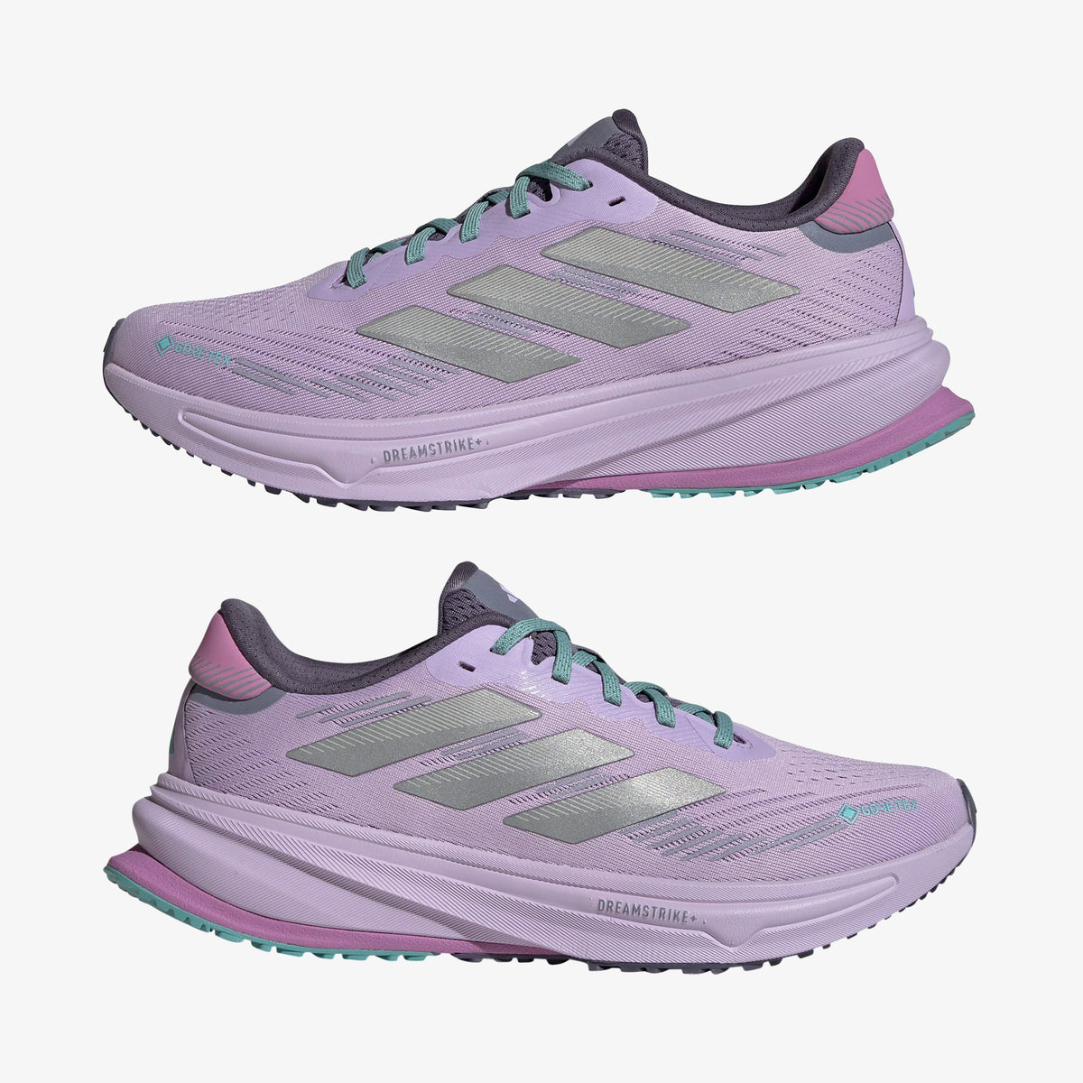 Adidas Supernova Rise Gore-tex Kadın Mor Koşu Ayakkabısı
