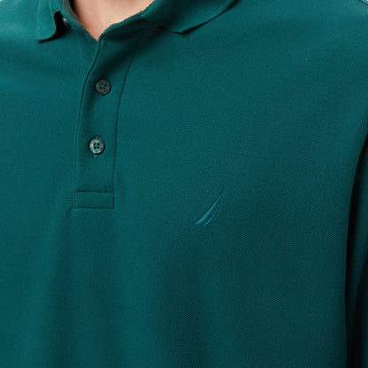 Nautica Erkek Yeşil Classic Fit Uzun Kollu Polo Yaka T-shirt