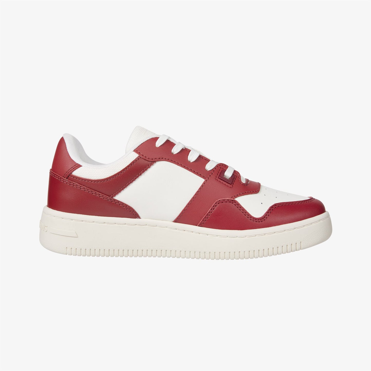 Tommy Hilfiger Jeans Cupsole Leather Kadın Kırmızı Spor Ayakkabı