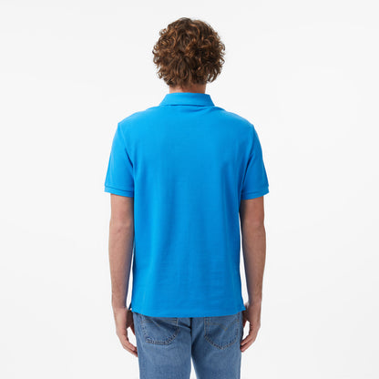 Calvin Klein Monogram Pique Erkek Mavi Polo