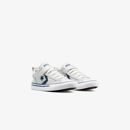 Converse Pro Blaze Strap Leather Easy On Çocuk Gri Sneaker