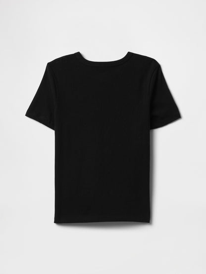 Siyah Gap Logo T-shirt