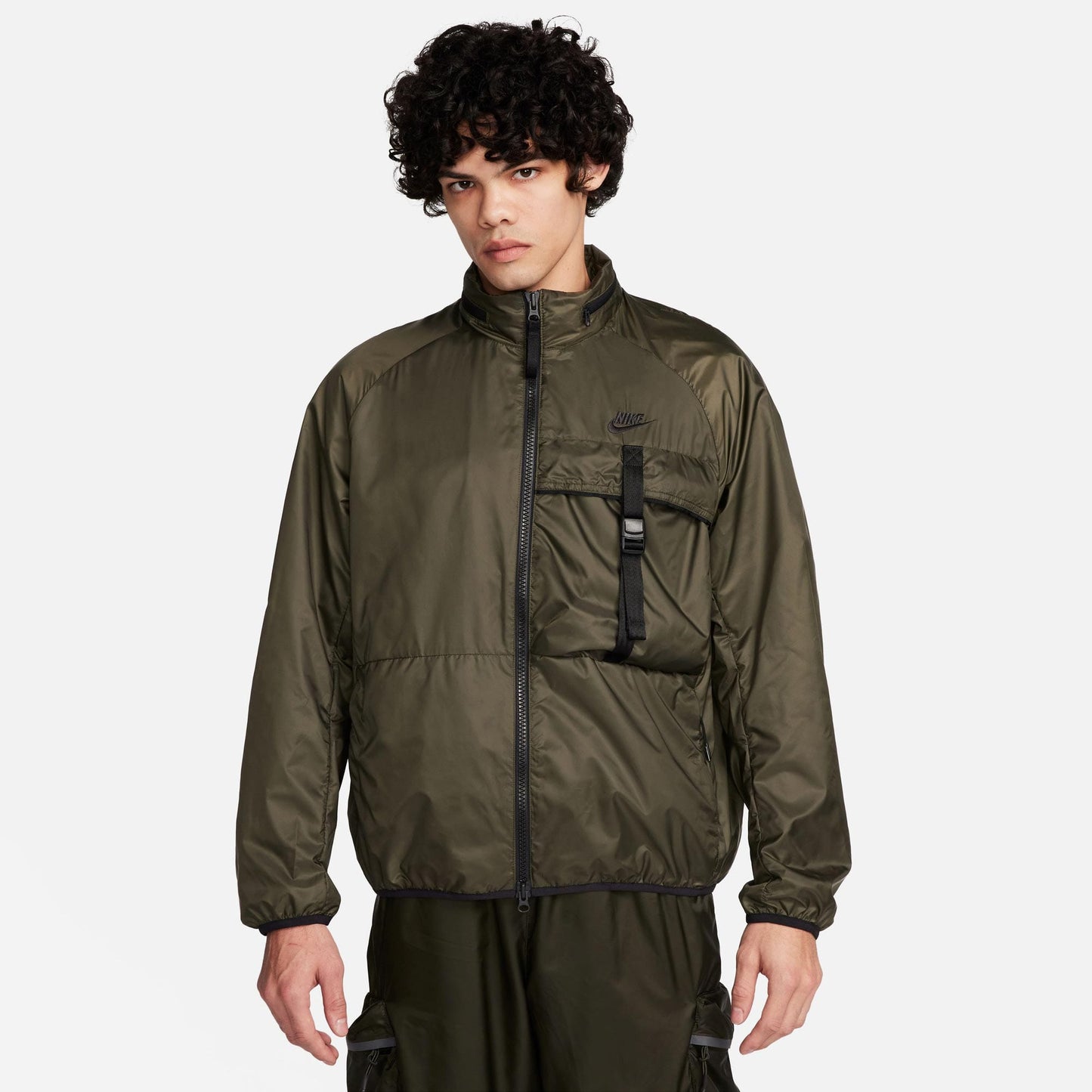 Nike Sportswear Tech Dokuma Erkek Yeşil Ceket
