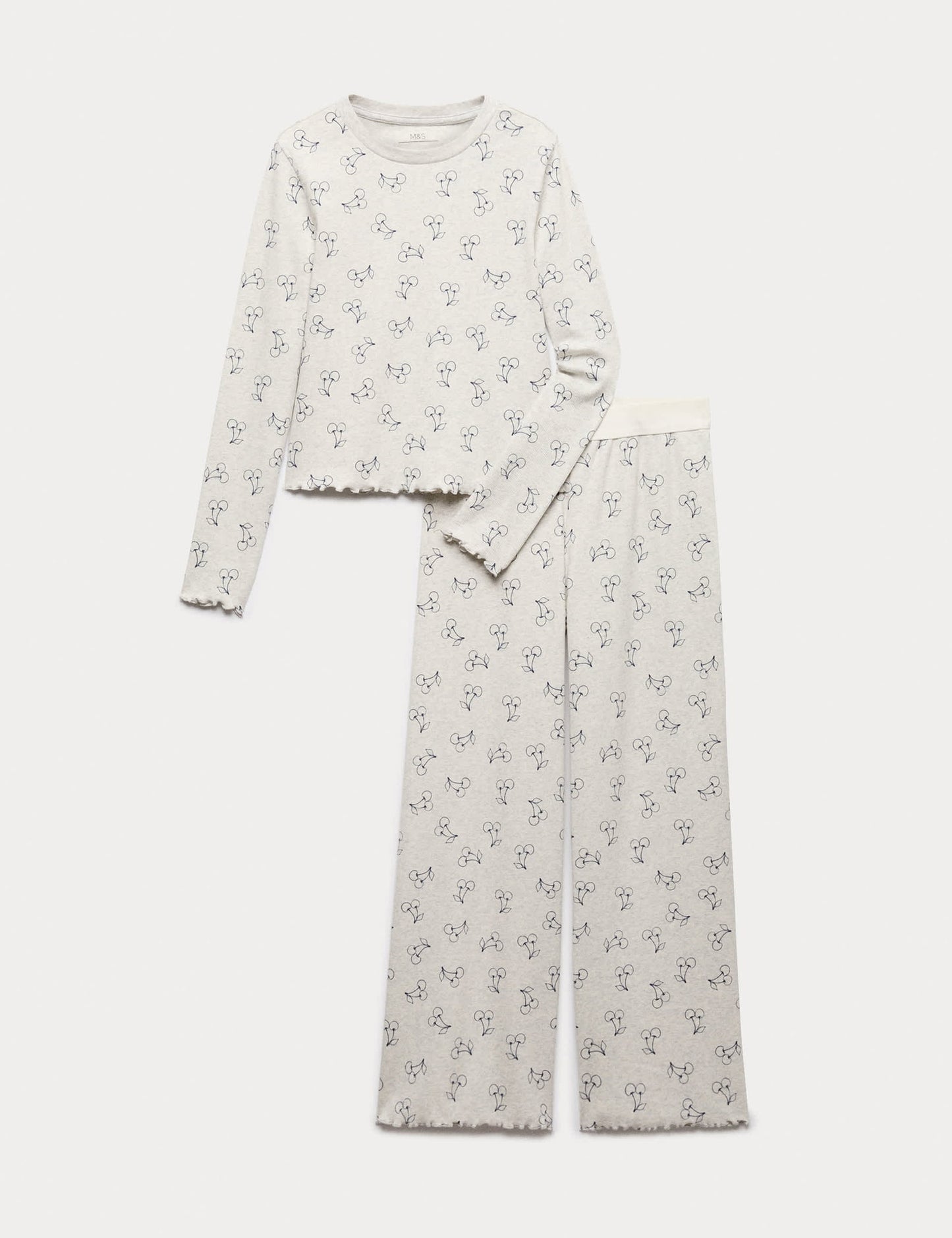 Desenli Pamuklu Pijama Takımı