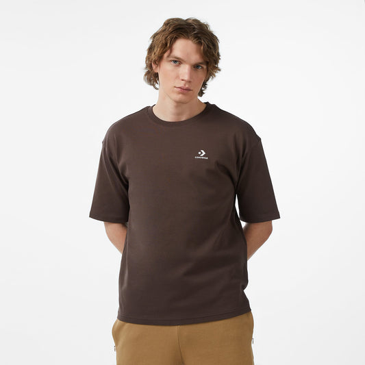 Converse Regular Fit Erkek Kahverengi T-shirt