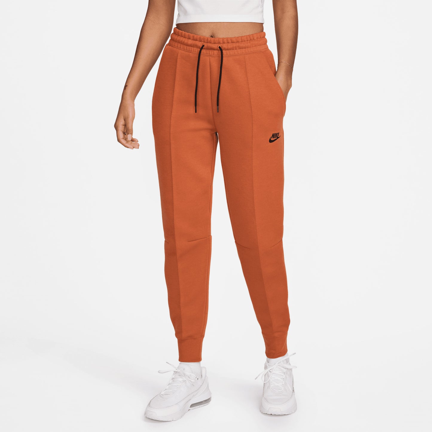 Nike Sportswear Tech Fleece Kadın Turuncu Eşofman Altı