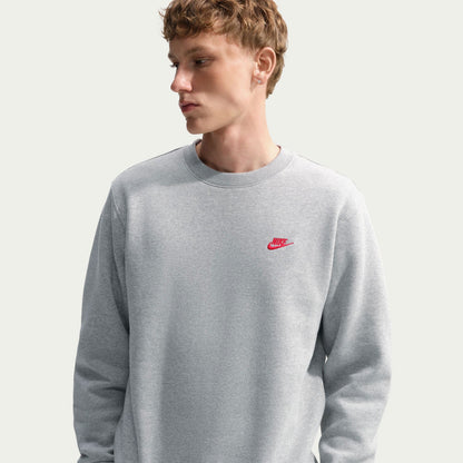 Nike Club Bb Crew Erkek Gri Sweatshirt
