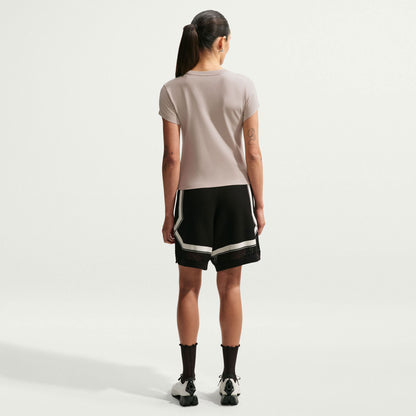 Nike Sportswear Chill Knit Mid Cropped Kadın Krem T-shirt