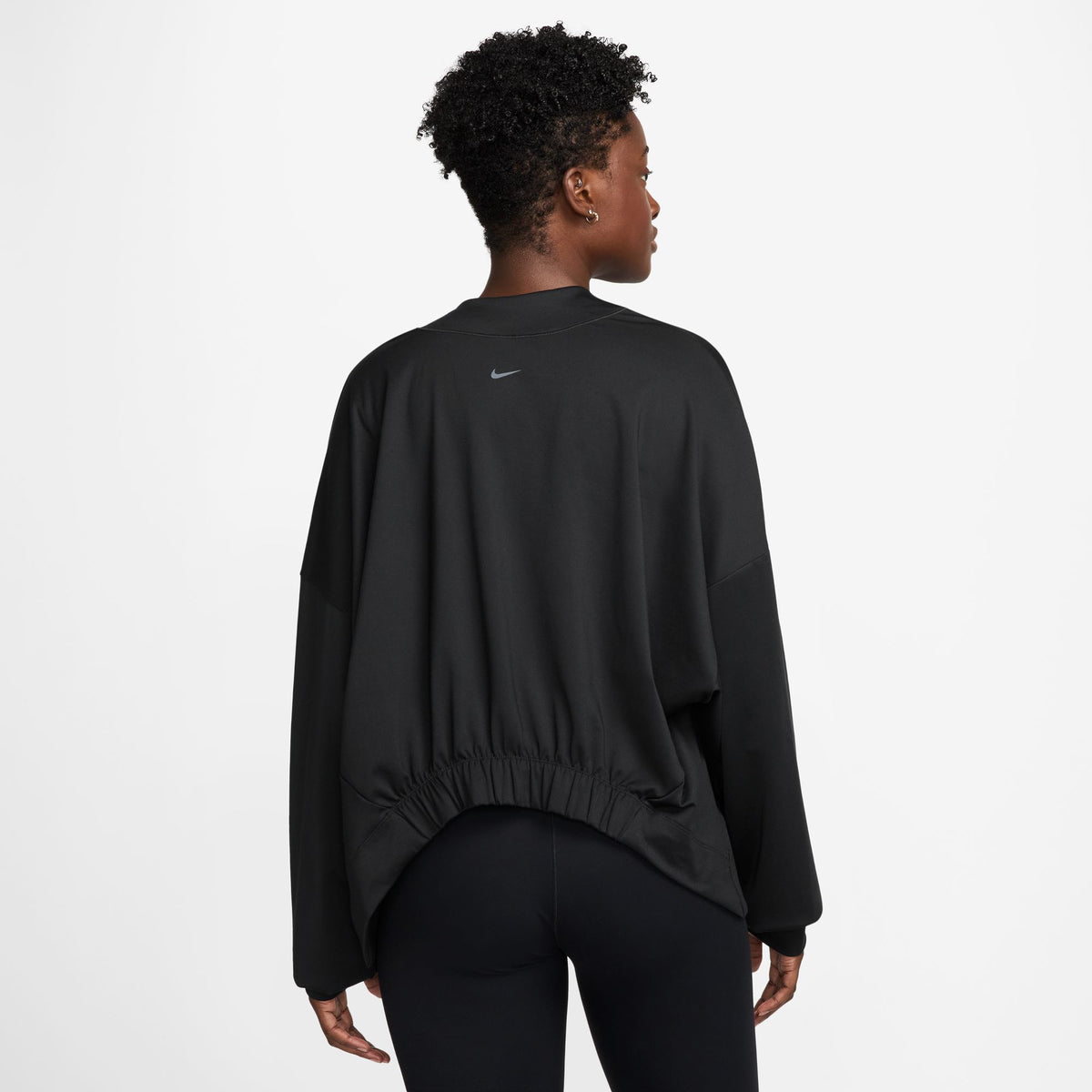 Nike Zenvy Df Ls Top Layer Kadın Siyah T-shirt