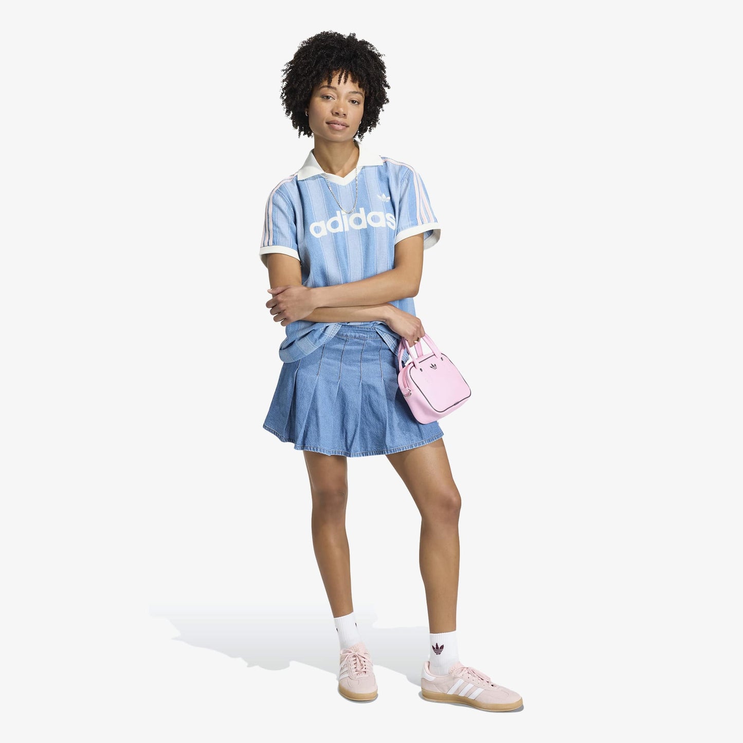 Adidas Denim Kadın Mavi Etek