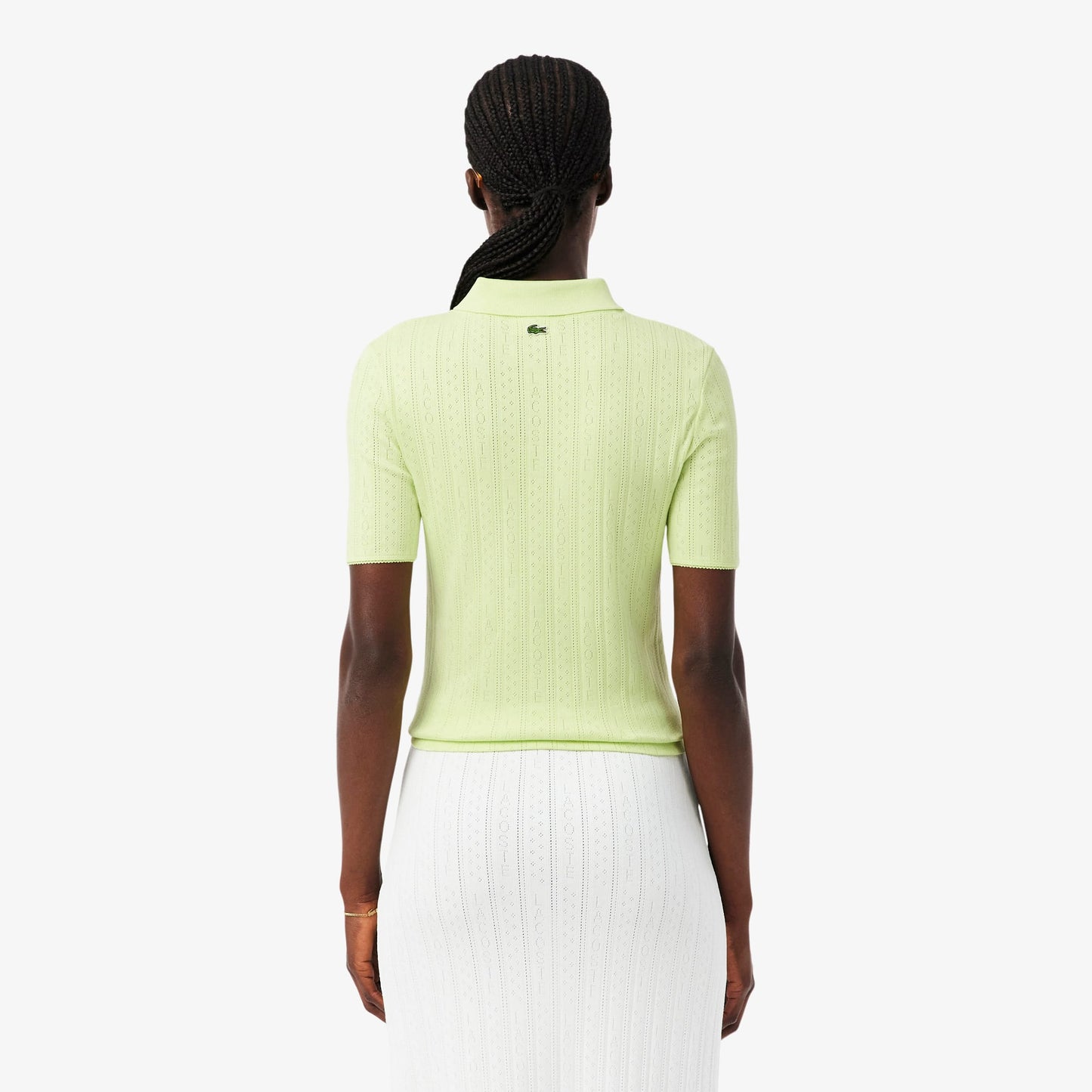 Lacoste Slim Fit Kadın Sarı Polo