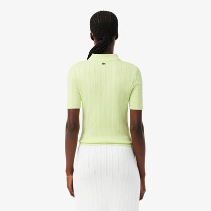Lacoste Slim Fit Kadın Sarı Polo
