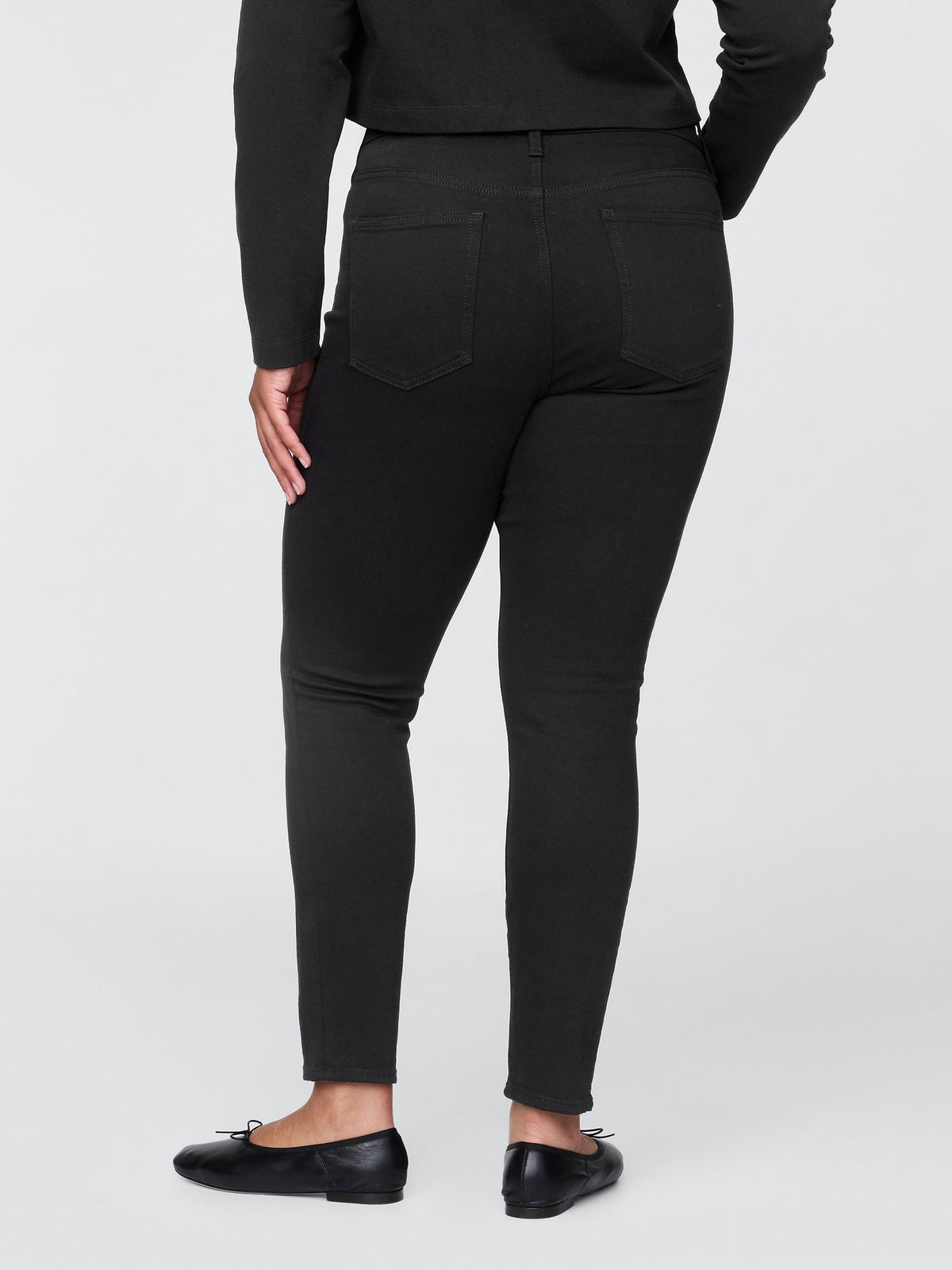 Siyah High Rise True Skinny Washwell™ Jean Pantolon