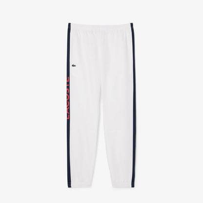 Lacoste Erkek Regular Fit Fermuarlı Renk Bloklu Beyaz Eşofman Takımı