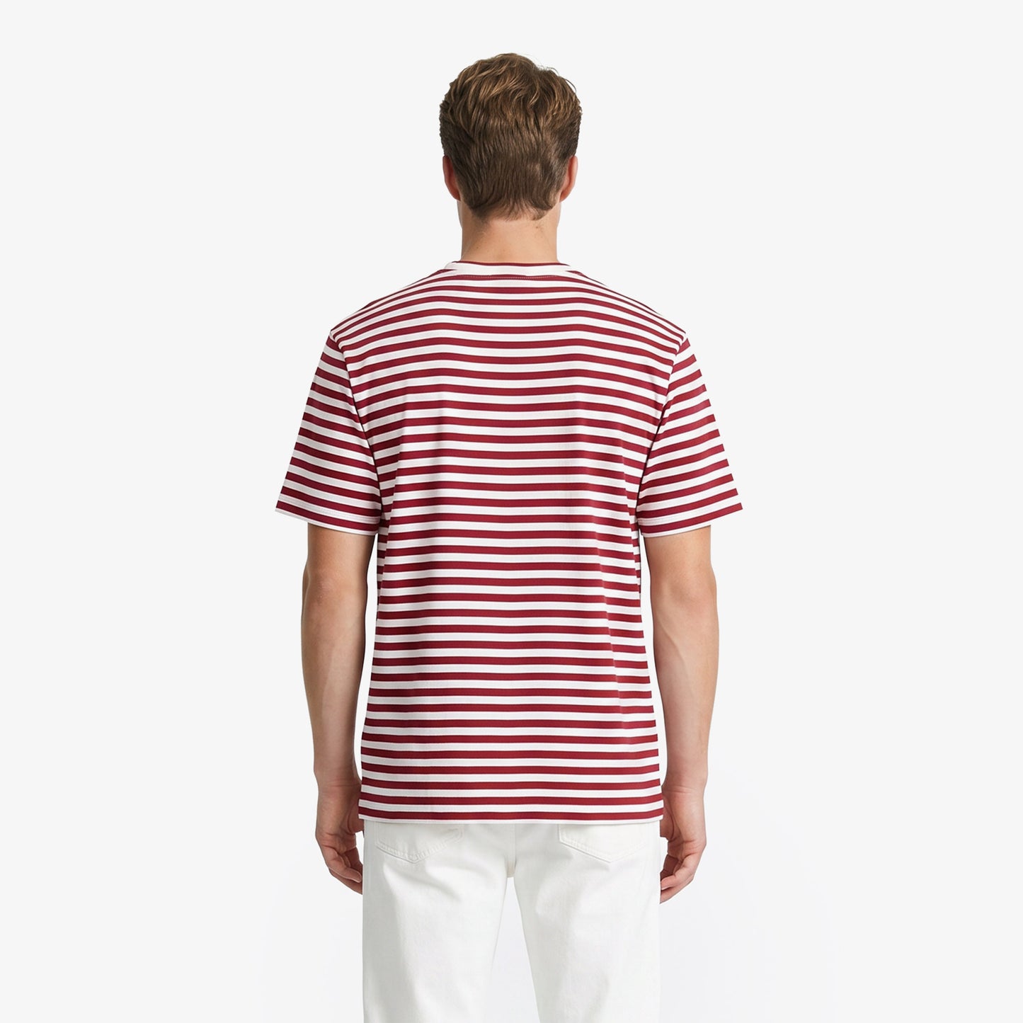 Lacoste Relaxed Fit Erkek Bordo T-shirt