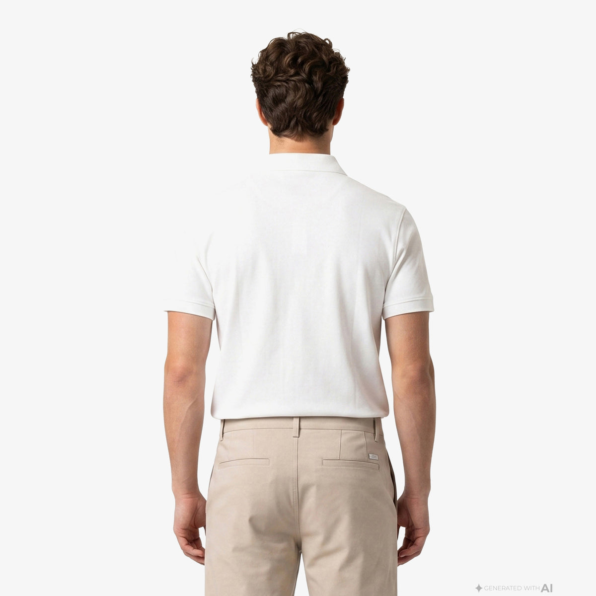 Armani Exchange Erkek Beyaz Polo