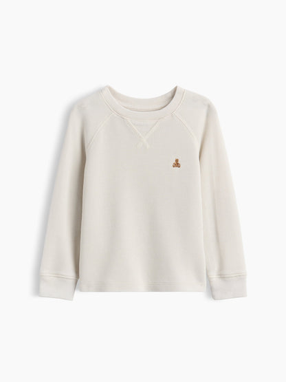 Açık Mavi Textured Bisiklet Yaka T-shirt