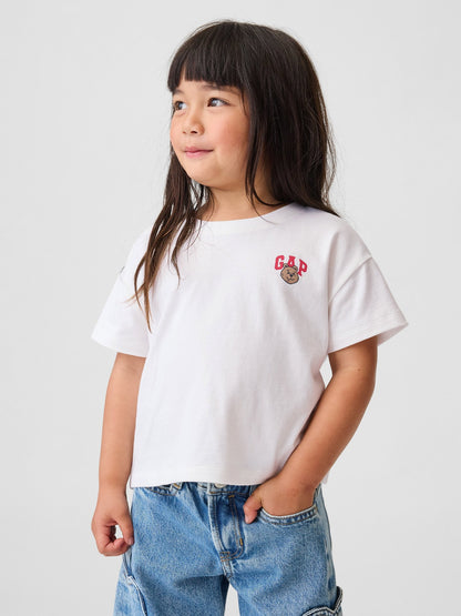 Beyaz Brannan Bear Gap Logo T-shirt