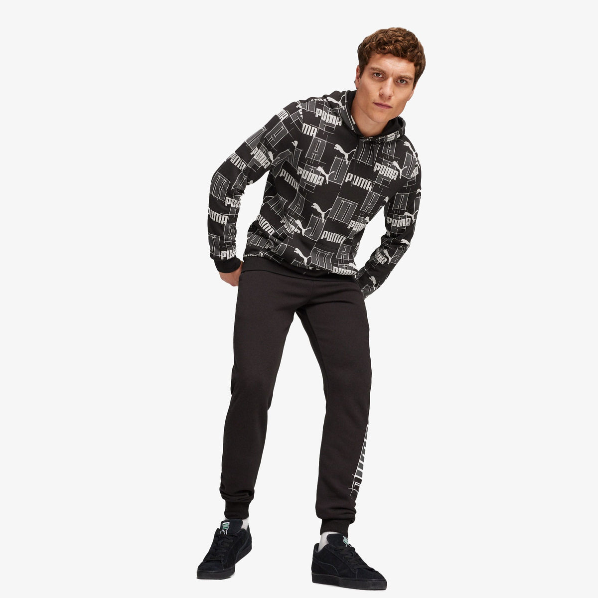 Puma Essentials Logo Lab Erkek Mavi Eşofman Altı