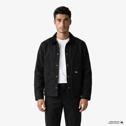 Dickies Union Barn Erkek Siyah Ceket