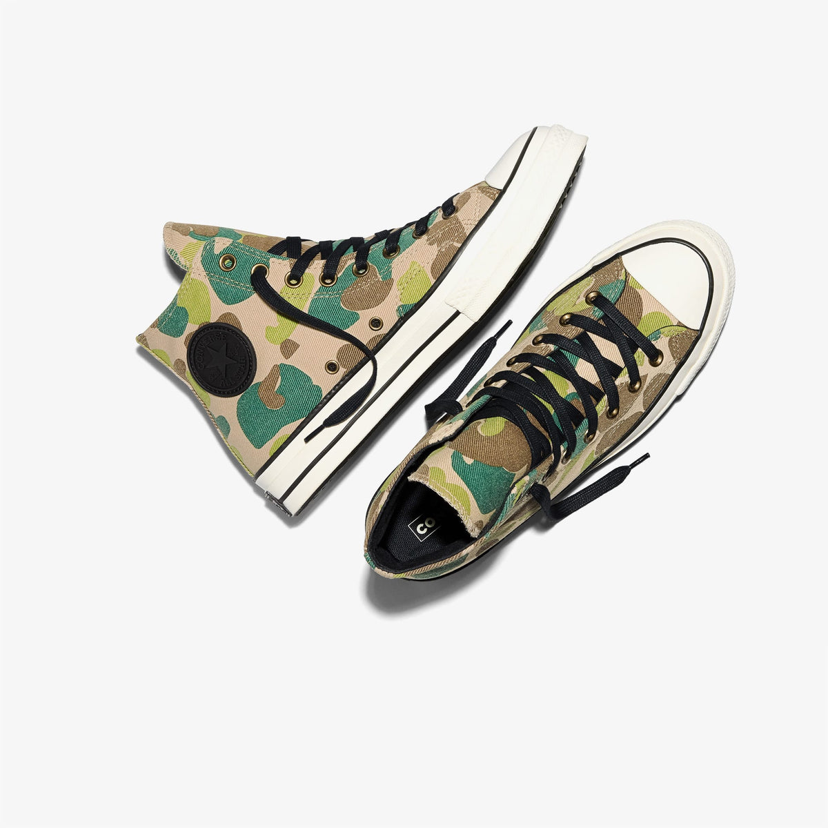 Converse Chuck 70 Unisex Desenli Yeşil Sneaker