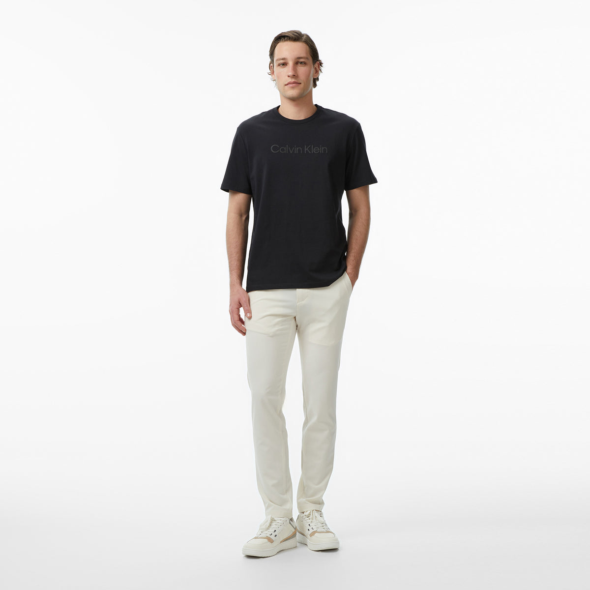 Calvin Klein 30s Sportswear Grap Erkek Siyah T-shirt