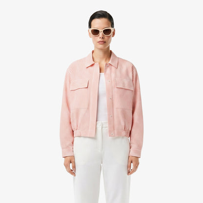 Lacoste Relaxed Fit Kadın Pembe Ceket