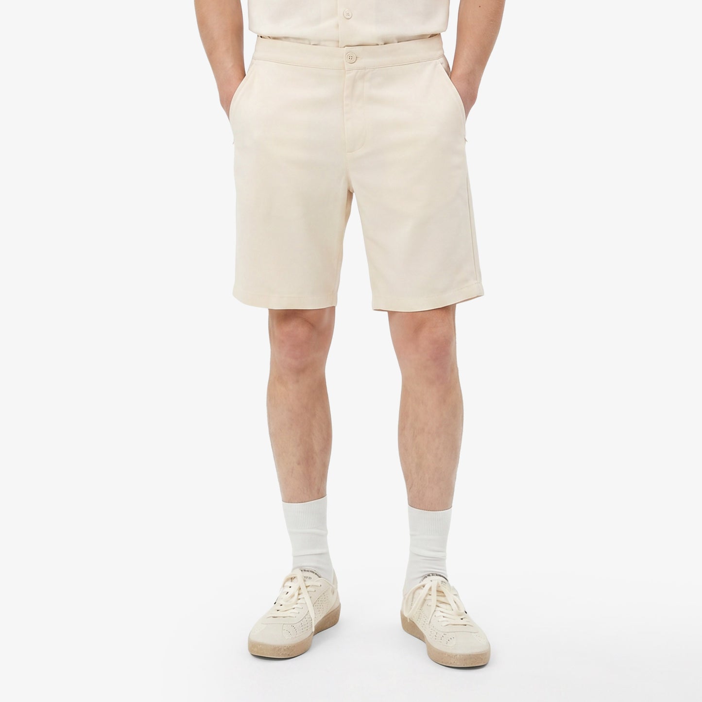 Lacoste Tapered Fit Erkek Bej Şort