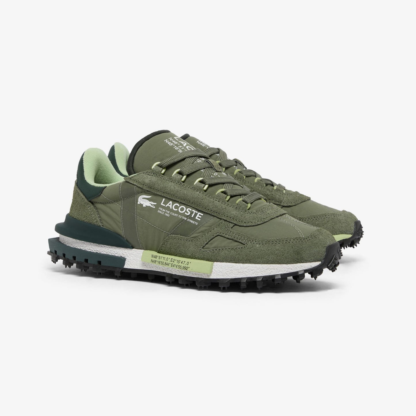 Lacoste Elite Active Erkek Haki Spor Ayakkabı