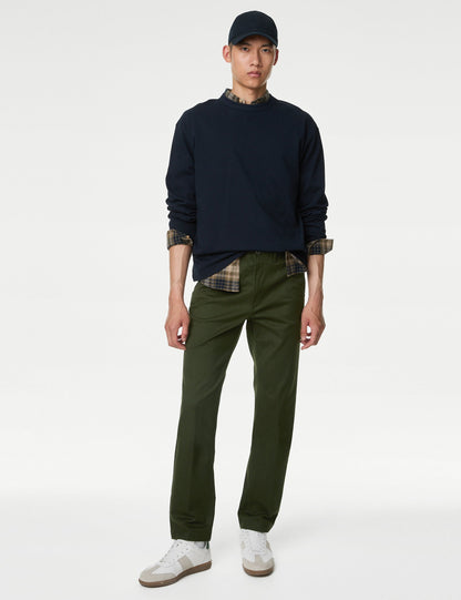 Regular Fit Heritage Twill Chino Pantolon