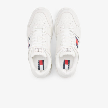 Tommy Hilfiger The Brooklyn Leather Essentials Erkek Beyaz Spor Ayakkabı