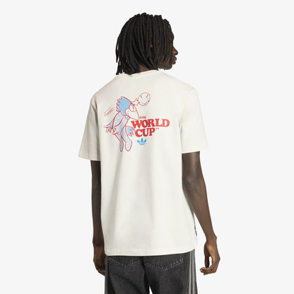 Adidas World Cup Mascot Fotix Erkek Beyaz T-shirt