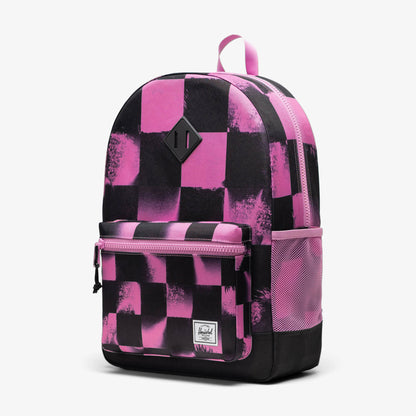 Herschel Heritage Checkered Çocuk Siyah/pembe Sırt Çantası