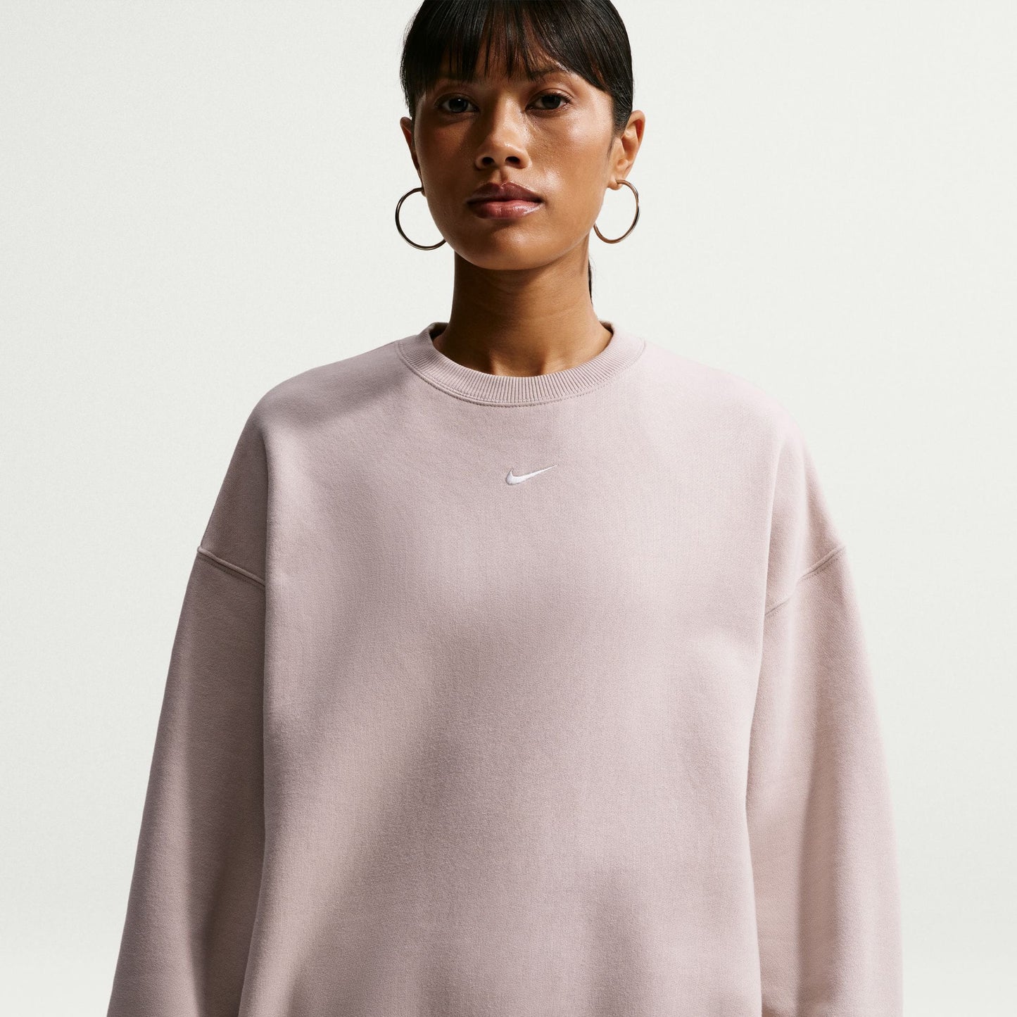 Nike Studio Fleece Kadın Kahverengi Sweatshirt