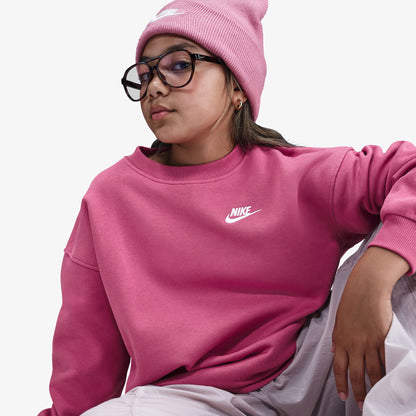 Nike Sportswear Club Fleece Çocuk Pembe Sweatshirt