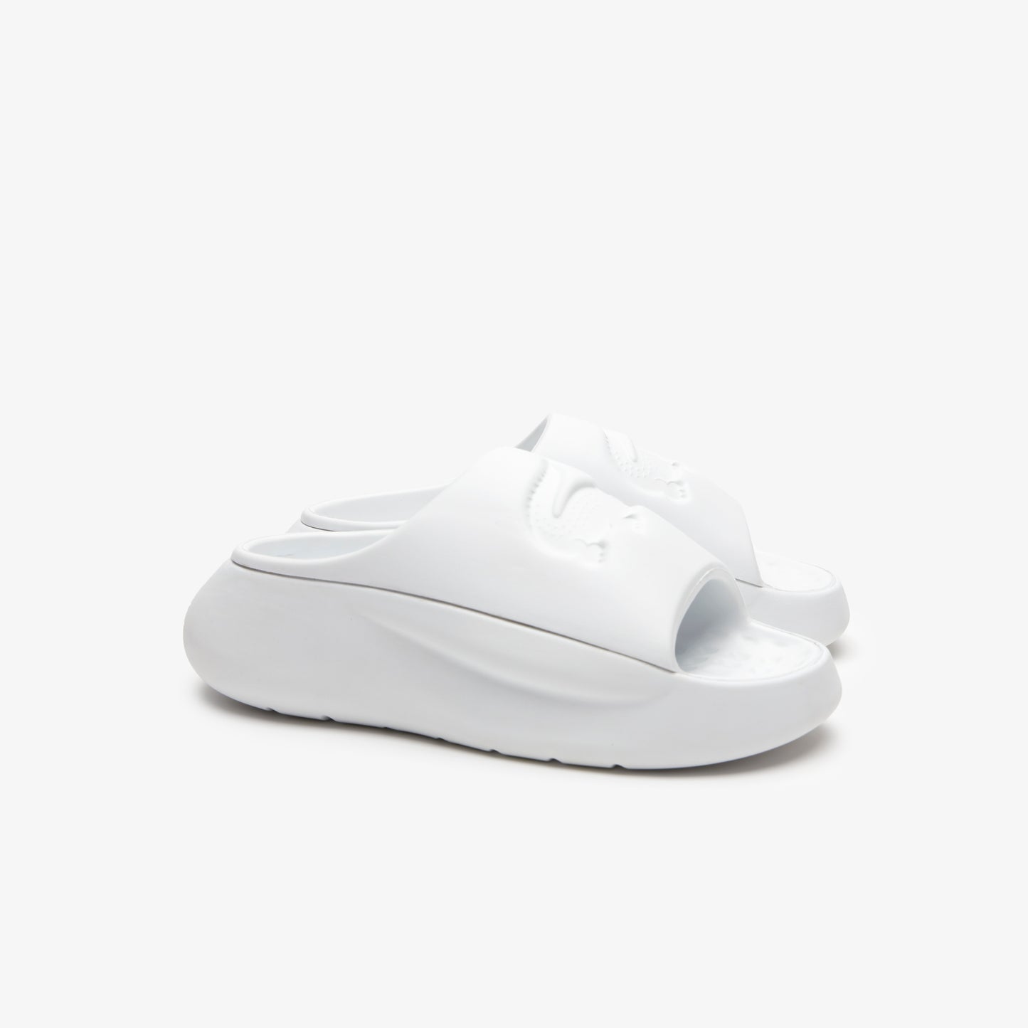 Lacoste Croco 3.0 Erkek Beyaz Terlik