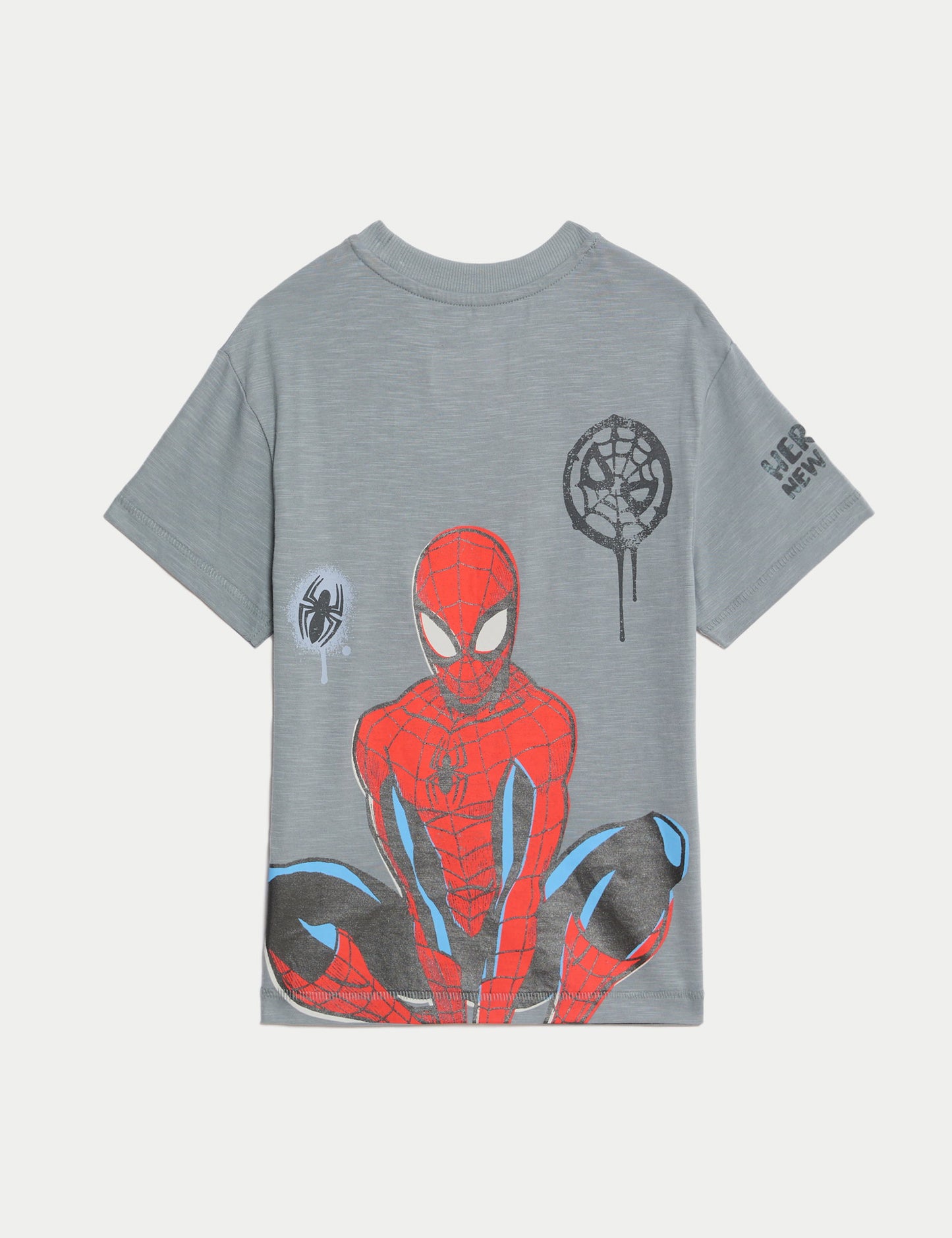 ?saf Pamuklu Spider-man:trade_mark: Tişörtü (2–8 Yaş)?