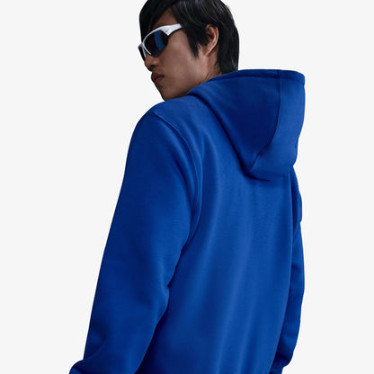 Nike Club Fleece Erkek Mavi Hoodie