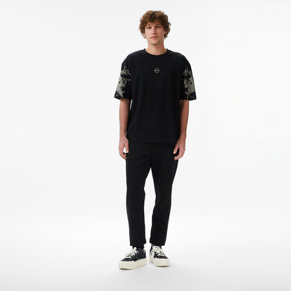 United4 Regular Fit Erkek Siyah T-shirt