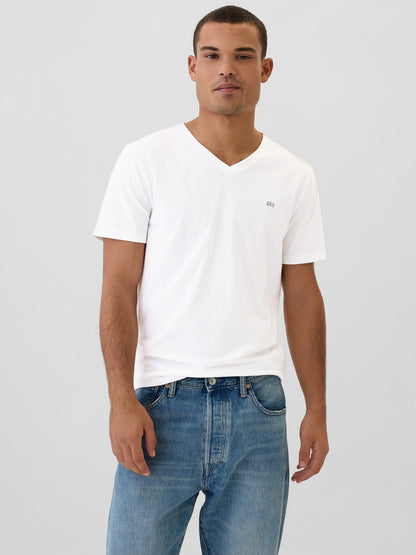 Beyaz Gap Logo Everyday Soft T-shirt
