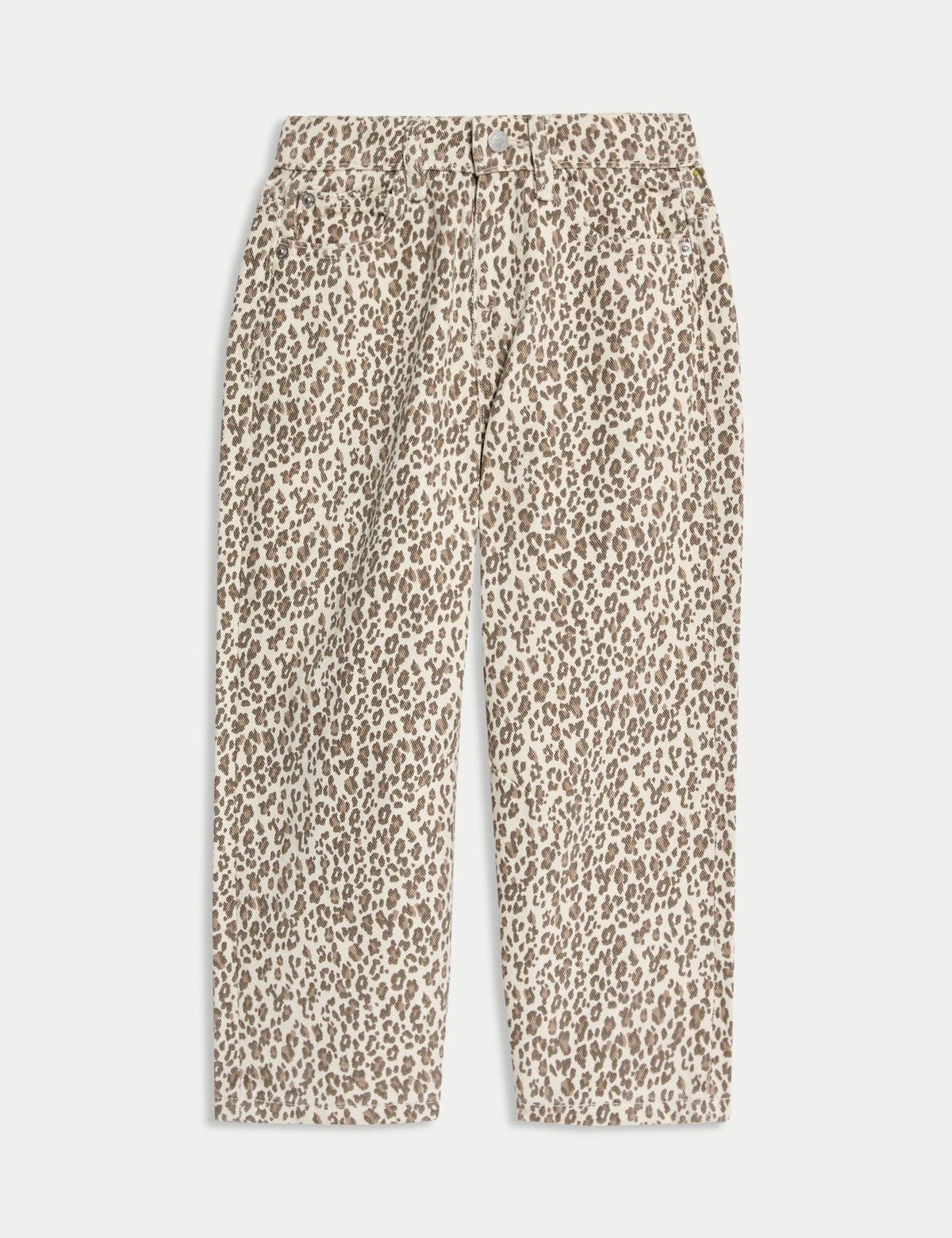 Denim Leopar Desenli Jean (2-10 Yaş)