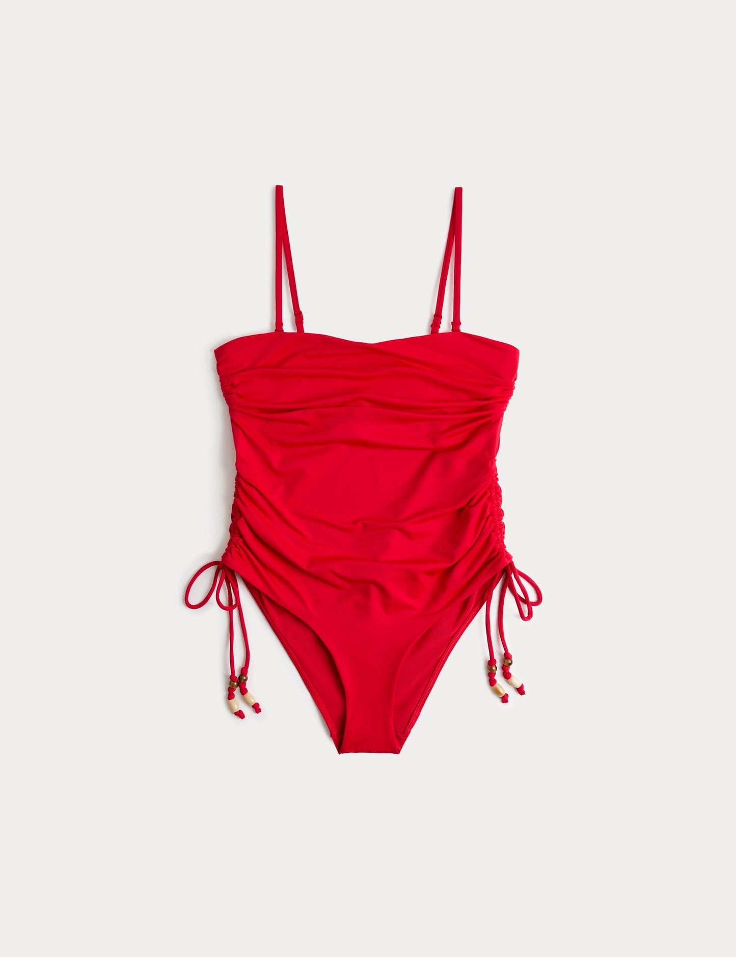 Bandeau Büzgü Detaylı Mayo