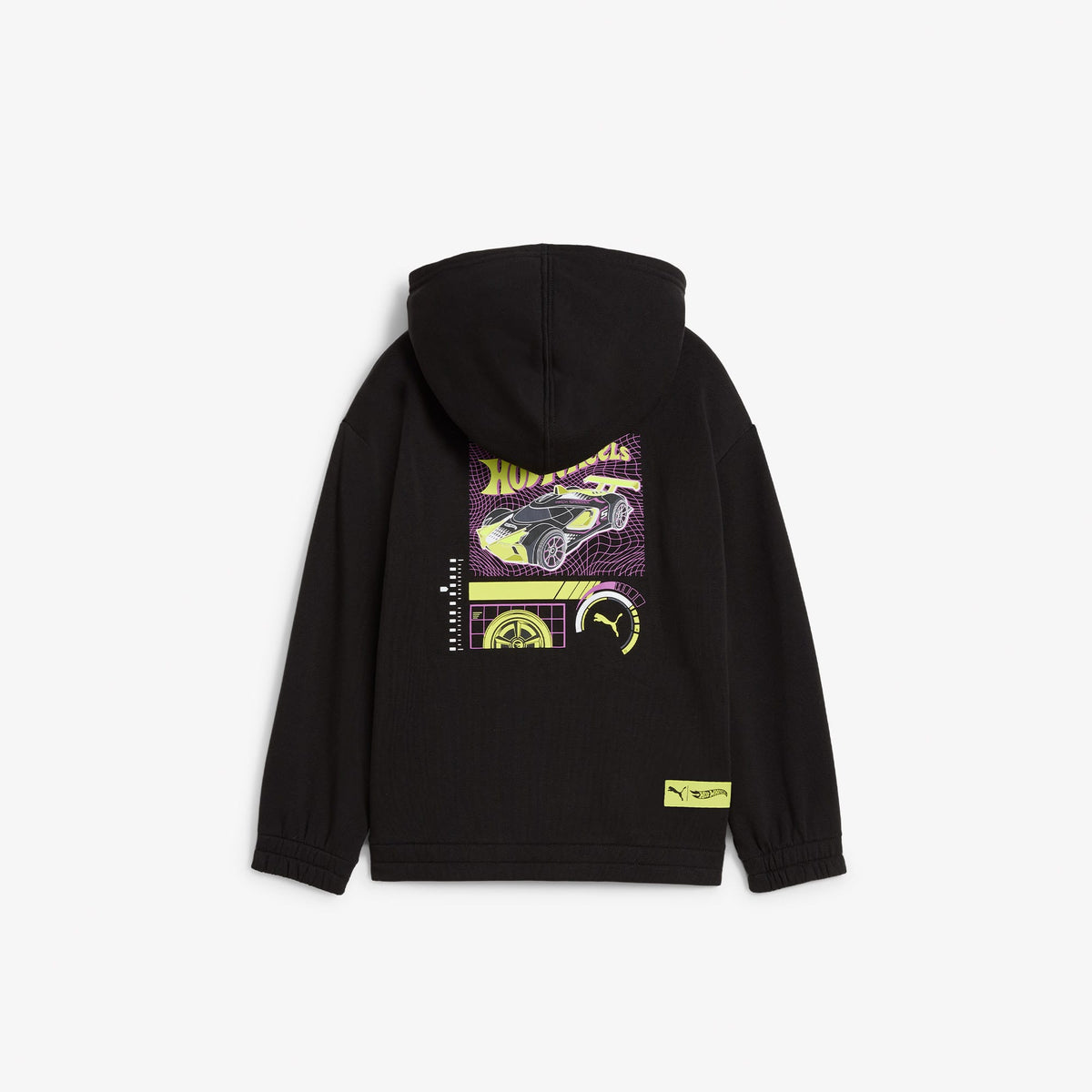 Puma Hot Wheels Graphic Çocuk Siyah Sweatshirt