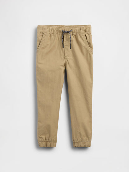 Açık Kahverengi Pull-on Jogger Pantolon