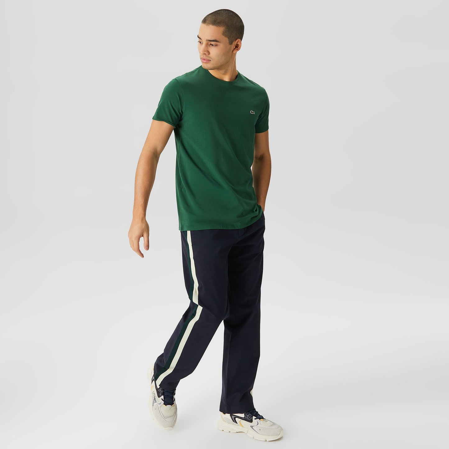 Lacoste Slim Fit Erkek Yeşil T-shirt