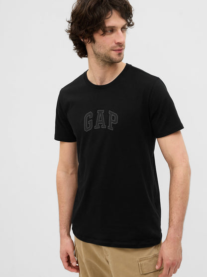 Siyah Gap Logo T-shirt